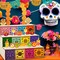 Wooden Day of The Dead Shadow Box Remembrance Picture( Natural)